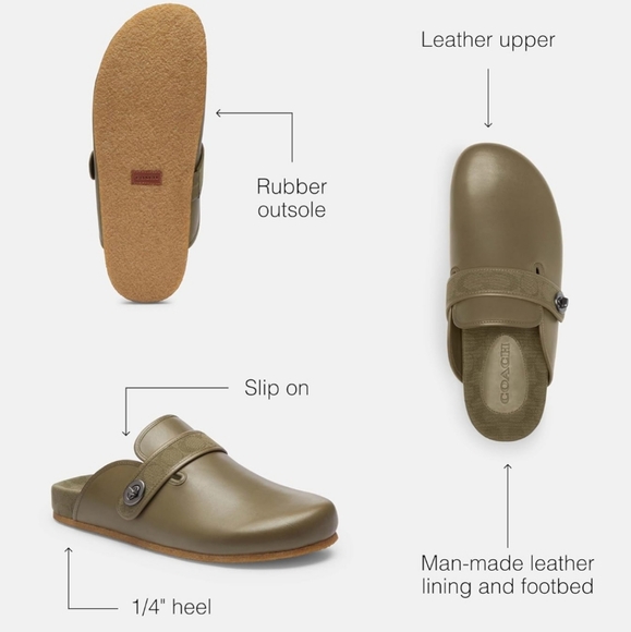 COACH Blake Clog With Signature Canvas Jacquard [EUC] - Picture 7 of 15